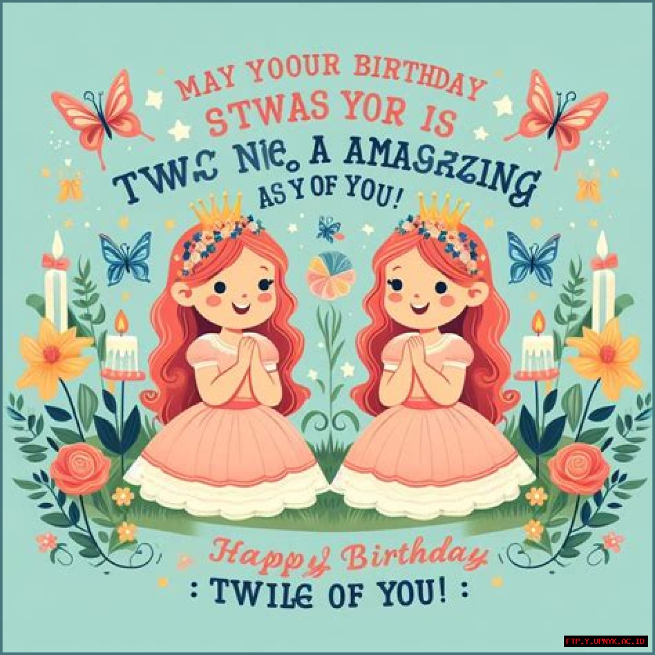 Unique Birthday Greeting Cards For Twin Sisters: Express Your Love And Joy