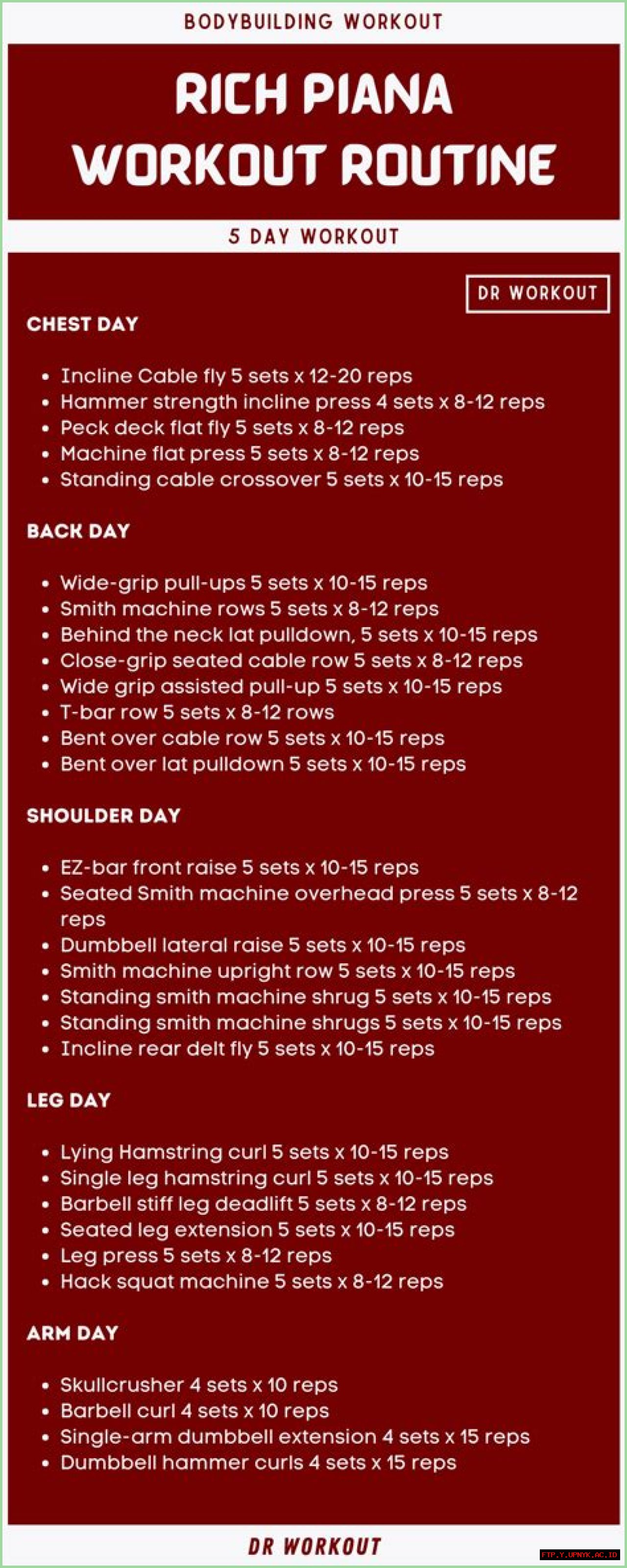 Unleashing The Power Of Rich Piana's Chest Day Routine