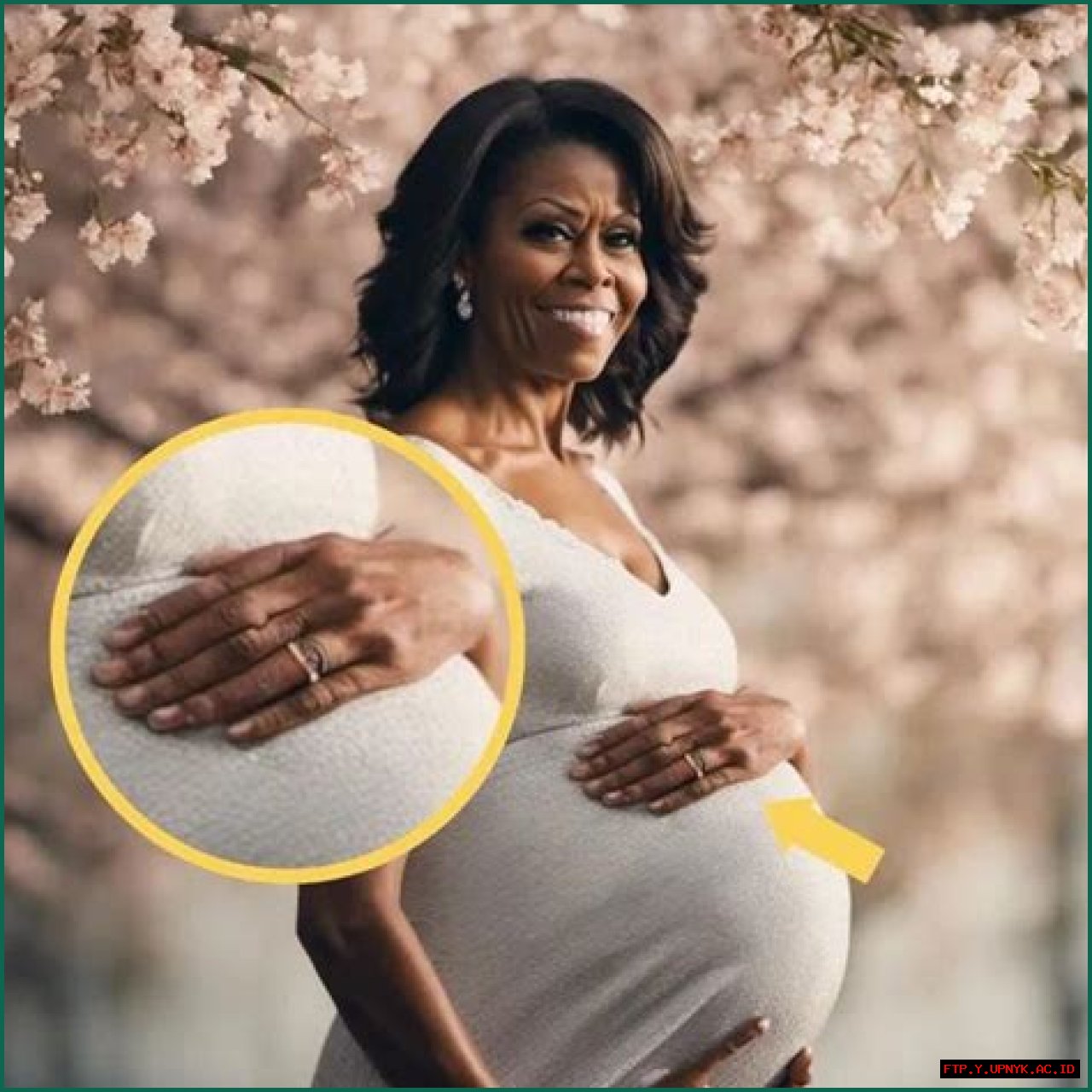 Unveil The Radiance: Michelle Obama's Pregnancy Journey Through Stunning Photos