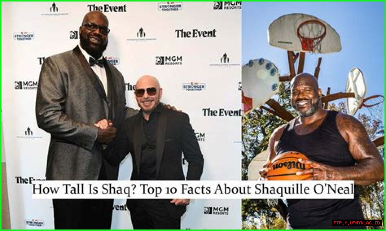 Unveiling Shaq's Stature: How Tall Is The NBA Legend?