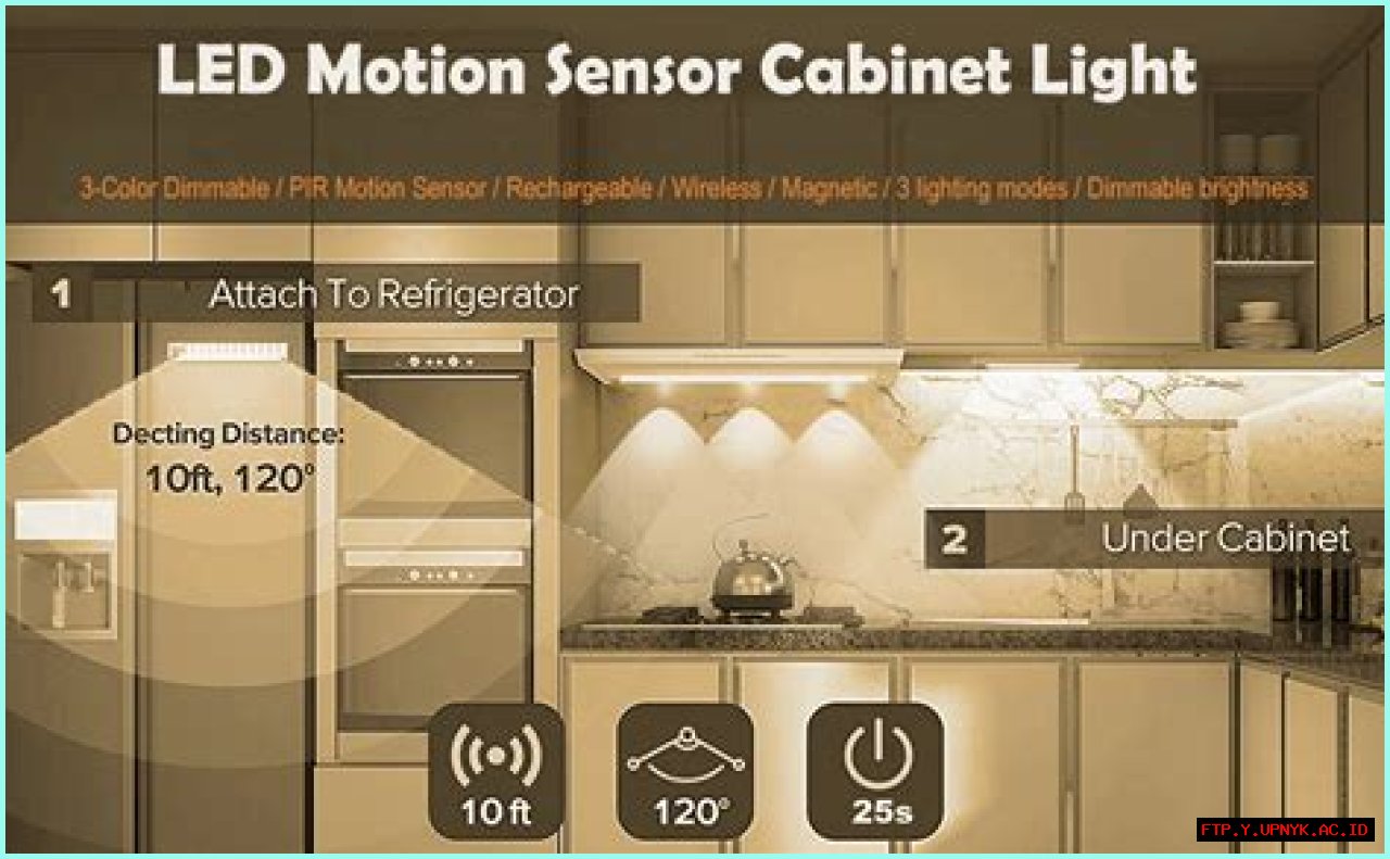 Upgrade Your Kitchen: Motion-Activated Sensor Cabinet Light