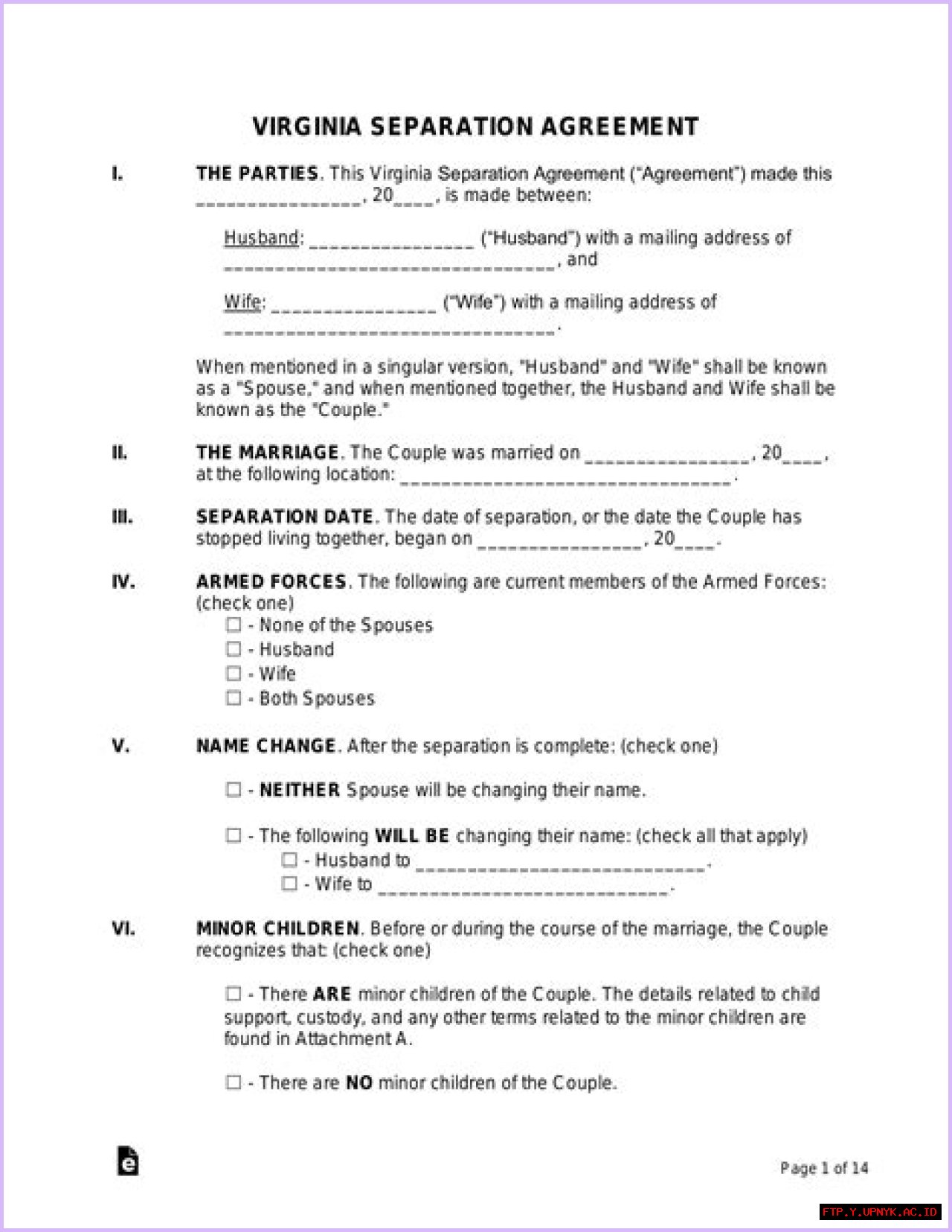 Virginia Separation Agreement: Tactics When Your Spouse Refuses To Sign